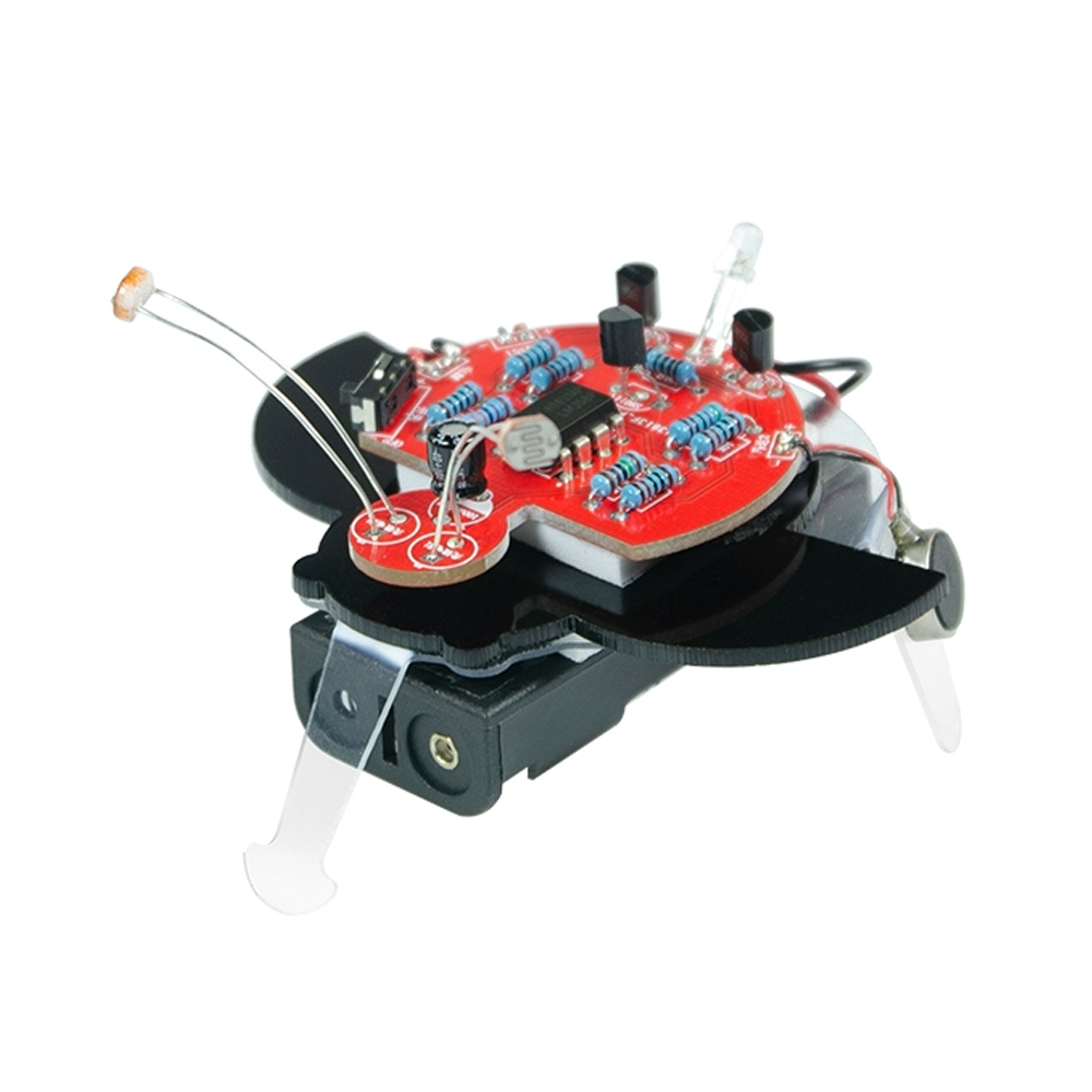 Светочувствительный робот Firefly в бумажной коробке DIY (без аккумулятора)